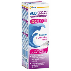 AUDISPRAY Dolo Douleur de l'oreille Gouttes auriculaires