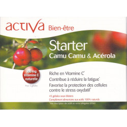 Acérola Starter 45 gélules Activa Bien-être