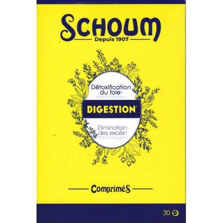 Schoum Comprimés Digestion Les 3 Chênes