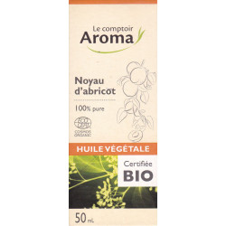 Huile de Noyau d'Abricot Bio 50 ml Comptoir Aroma