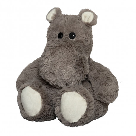 Bouillotte micro-ondable Peluche Hippo Warmies