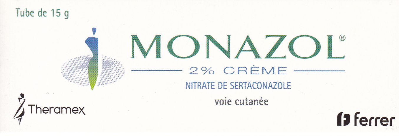 Monazol Crème 2 % Antifongique Mycose vaginale et candidose