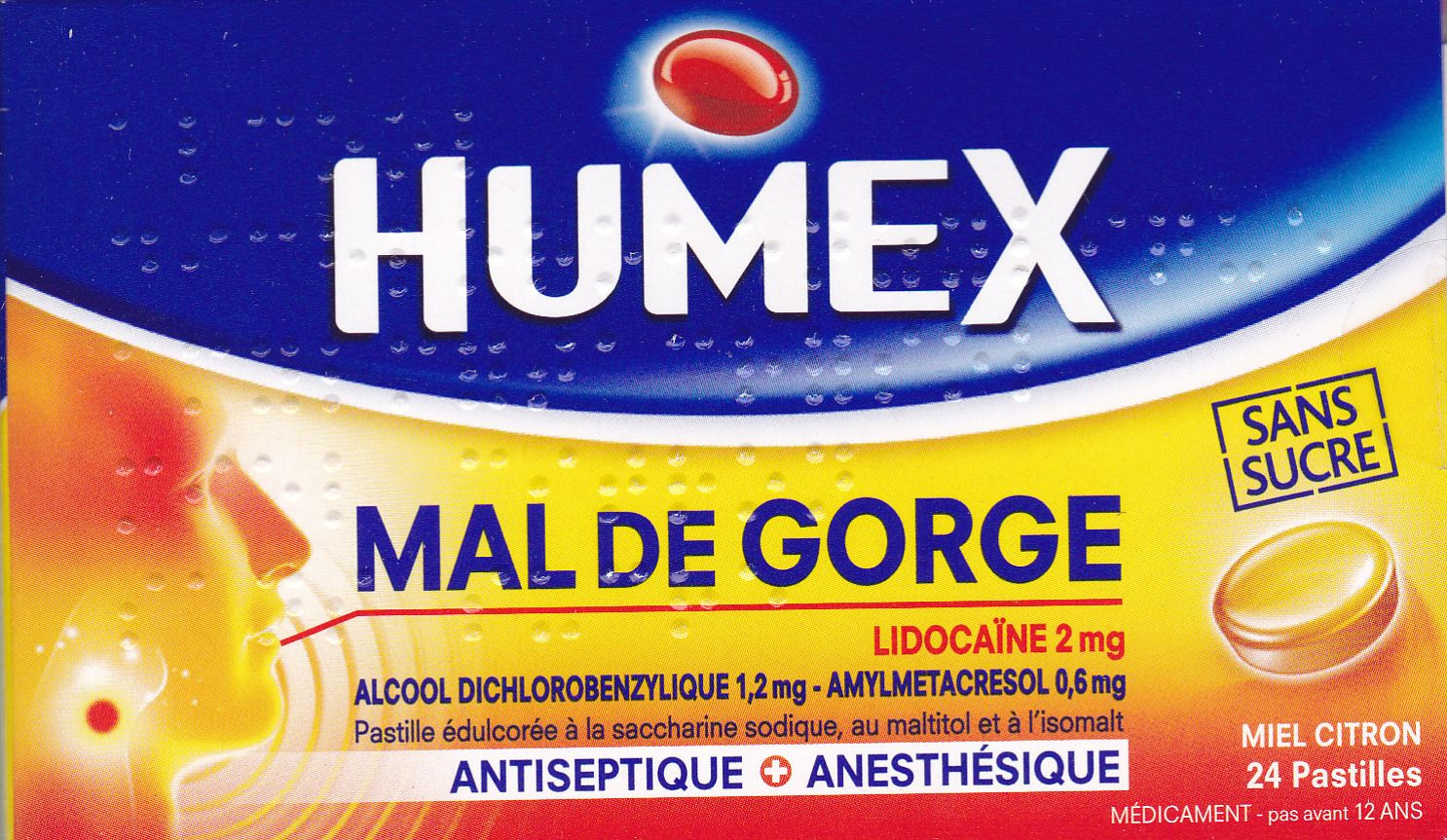Humex Mal De Gorge Lidocaine Pastilles Antiseptiques Et, 40% OFF