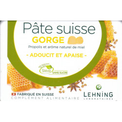 Pâte Suisse propolis Lehning Gommes à sucer