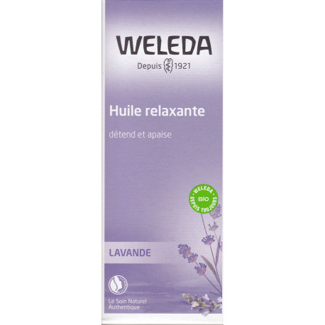 Huile relaxante à la Lavande Weleda