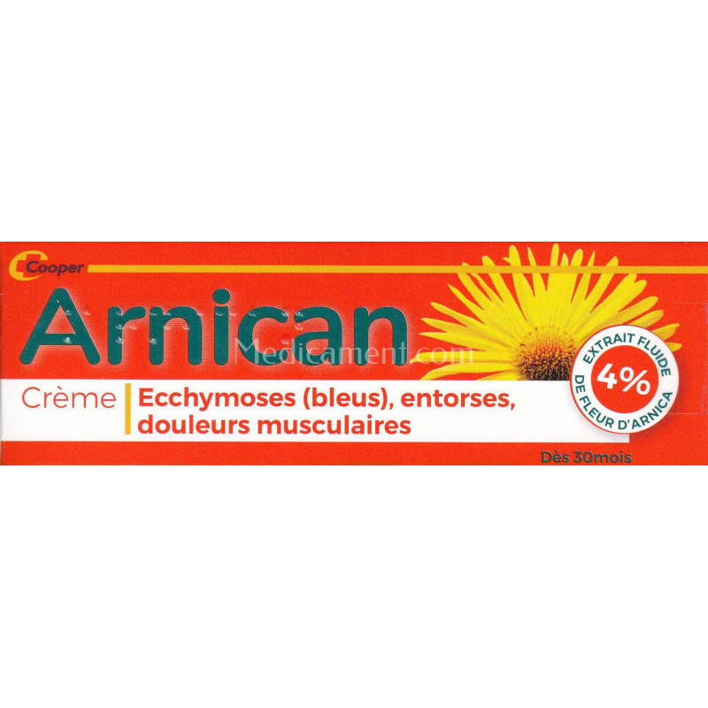 Arnican 4% Crème 50g - Cooper - Médicament Douleurs - IllicoPharma