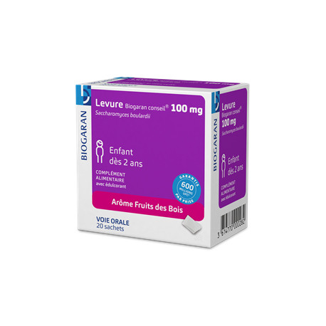 Levure 100 mg Sachets Biogaran Conseil