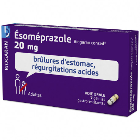 Esoméprazole 20mg Biogaran Conseil b7