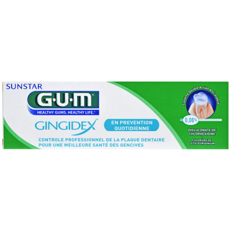 Gingidex dentifrice Prévention quotidienne Gum