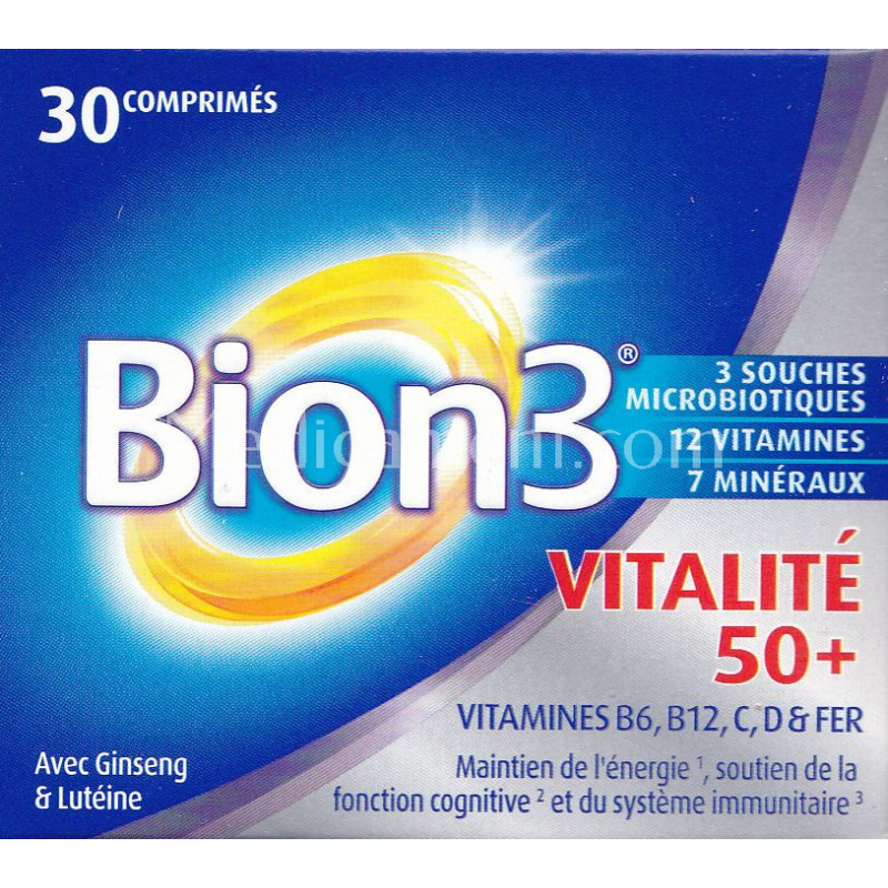 Bion 3 Sénior Vitalité 50+ Lot de 2 Boites de 90 Comprimés (2S