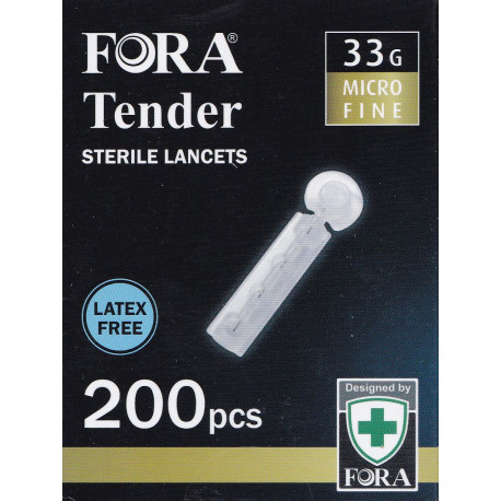 Fora Tender 200 Lancettes 33G