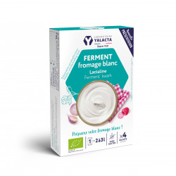 Lactaline Bio ferment pour fromage blanc sachets Yalacta