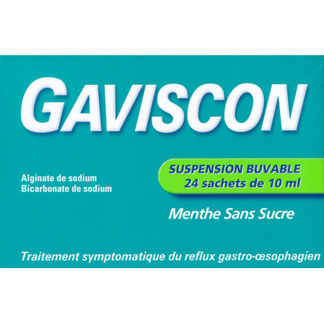 Gaviscon Suspension buvable en sachet Menthe Sans sucre