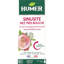 Humer Nez très bouché, Sinusite, Rhume Spray nasal