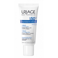 Bariéderm-CICA Spf 50+ Crème au Cuivre-Zinc Uriage tube