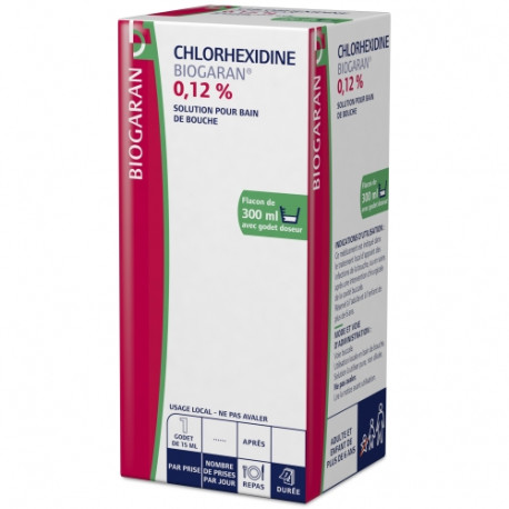 Chlorhexidine 0,12 % Solution pour bain de bouche