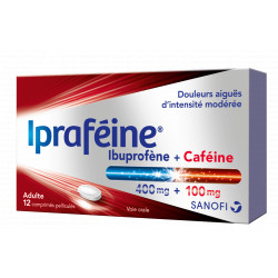 Ipraféine 400/100mg Comprimés pelliculés