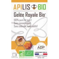 Gelée royale Apilis Bio 100% pure pot ADP