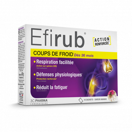 EFIRUB  coups de froid 16 sachets