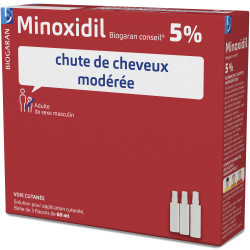 Minoxidil 5 % 3 Flacons Biogaran Conseil