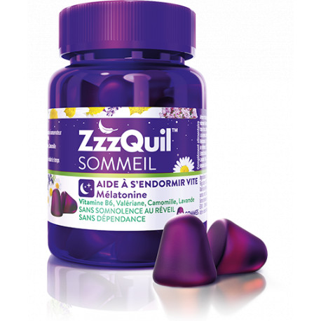 ZzzQuil Sommeil gommes Fruits des bois