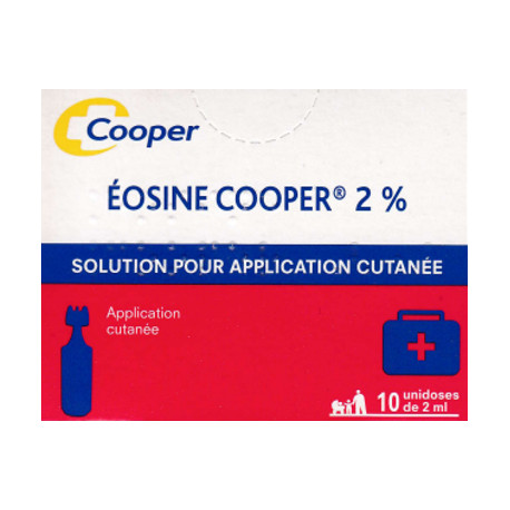 Eosine aqueuse COOPER 10 Unidoses