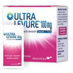 Ultra Levure 100 mg Sachet poudre pour suspension buvable