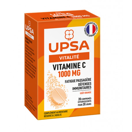 Vitamine C 1000 mg Comprimés effervescents UPSA