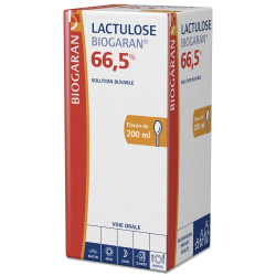Lactulose 66,5 % Solution buvable Flacon 200 ml Biogaran