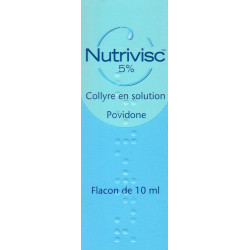 Nutrivisc 5 % Collyre en solution Flacon de 10 ml