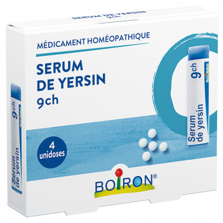 Sérum de Yersin 9CH Homéopack 4 Doses globules Boiron