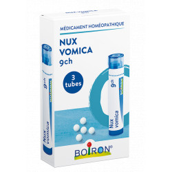 Nux vomica 9CH Homéopack 3 Tubes granules Boiron