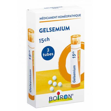 Gelsemium 15CH Homéopack 3 Tubes granules Boiron