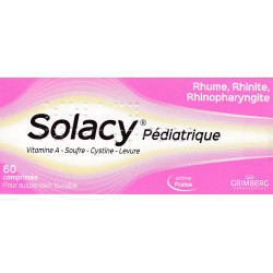 Solacy Pédiatrique 60 comprimés pour suspension buvable