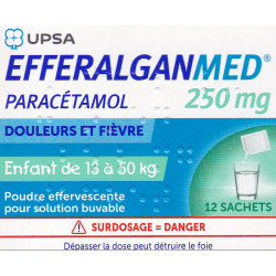 EfferalganMed 250 mg Poudre effervescente pour solution buvable