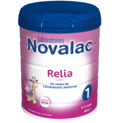 Novalac Relia 1 Lait infantile en poudre 0 à 6 mois 800g