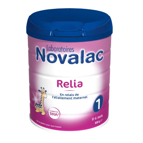 Novalac Relia 1 Lait infantile en poudre 0 à 6 mois 800g