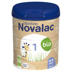 Novalac 1 BIO Lait infantile en poudre 0 à 6 mois 800g