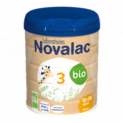 Novalac 3 BIO Lait de croissance 10 à 36 mois 800g