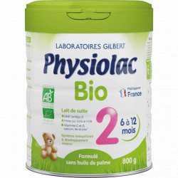 Physiolac 2 BIO Lait infantile en poudre 6 à 12 mois 800g