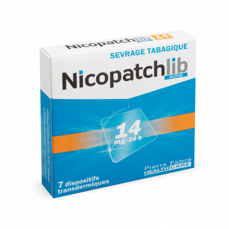 Nicopatchlib 14mg/24h Patch nicotine Sevrage tabagique b7