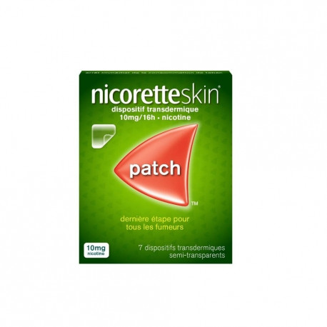 Nicoretteskin 10 mg/16h Patch nicotine Sevrage tabagique b7