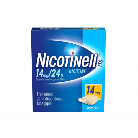 Nicotinell TTS 14mg/24h Patch nicotine Sevrage tabagique b7