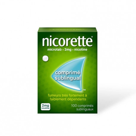 Nicorette Microtab 2 mg Comprimés sublinguaux