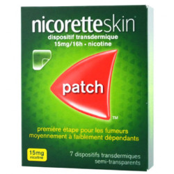 Nicoretteskin 15 mg/16h Patch nicotine Sevrage tabagique b7