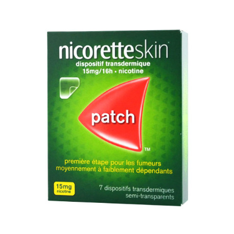 Nicoretteskin 15 mg/16h Patch nicotine Sevrage tabagique b7