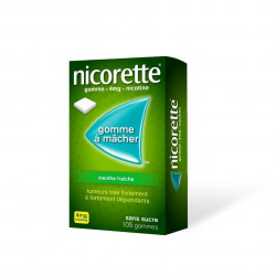 Nicorette 4 mg Menthe fraîche Sans sucre Gommes à mâcher