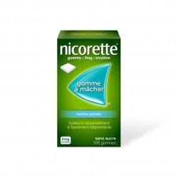 Nicorette 2 mg Menthe glaciale Sans sucre Gommes à mâcher b105