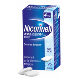 Nicotinell 4 mg Menthe Fraicheur Sans sucre Gommes à mâcher