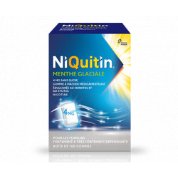 Niquitin 4 mg Menthe glaciale Sans sucre Gommes à mâcher